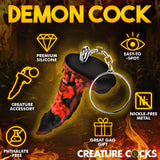 Creature Cocks Fire Demon Keychain - Novelty Fantasy Dildo Keyring - Image 4