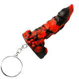Creature Cocks Fire Demon Keychain - Novelty Fantasy Dildo Keyring - Image 9