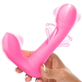 Inmi Flickers G-Flick Flicking G-Spot Vibrator - Pink 15 cm USB Rechargeable Flicking Vibrator with Remote - Image 2