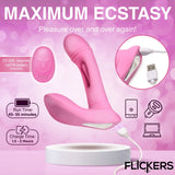 Inmi Flickers G-Flick Flicking G-Spot Vibrator - Pink 15 cm USB Rechargeable Flicking Vibrator with Remote - Image 7
