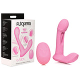 Inmi Flickers G-Flick Flicking G-Spot Vibrator - Pink 15 cm USB Rechargeable Flicking Vibrator with Remote - Image 1