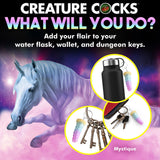 Creature Cocks Mystique Unicorn Keychain - Novelty Fantasy Dildo Keyring - Image 6