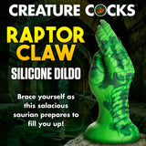 Creature Cocks Raptor Claw Fisting Silicone Dildo - Green 21.8 cm Claw Fantasy Dildo - Image 3