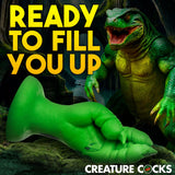 Creature Cocks Raptor Claw Fisting Silicone Dildo - Green 21.8 cm Claw Fantasy Dildo - Image 4