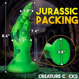 Creature Cocks Raptor Claw Fisting Silicone Dildo - Green 21.8 cm Claw Fantasy Dildo - Image 5
