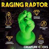 Creature Cocks Raptor Claw Fisting Silicone Dildo - Green 21.8 cm Claw Fantasy Dildo - Image 6