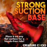 Creature Cocks Demon Claw Fisting Silicone Dildo - Red 21.8 cm Claw Fantasy Dildo - Image 8