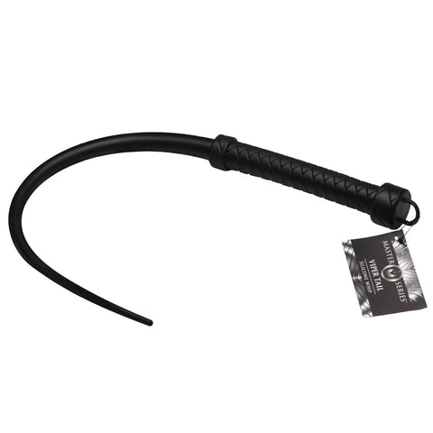 Master Series Viper Tail - Black - Black Silicone Whip - Image 1