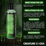 Creature Slime by Creature Cocks - Green Slime - Green Water Based Lubricant - 118 ml Bottle - Image 9