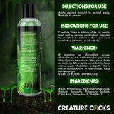 Creature Slime by Creature Cocks - Green Slime - Green Water Based Lubricant - 237 ml Bottle - Image 9