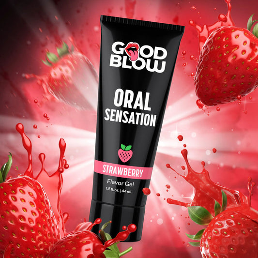 Good Blow Oral Sensation Gel - Strawberry Flavoured Oral Sex Gel - 44