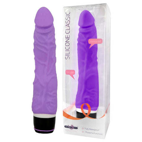 Silicone Classic - Purple 17.8 cm (7'') Vibrator - Image 1
