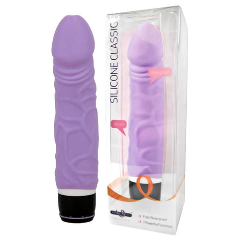 Silicone Classic - Purple 17 cm (6.75'') Vibrator - Image 1