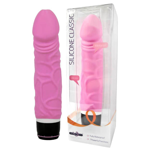 Silicone Classic - Pink 17 cm (6.75'') Vibrator - Image 1