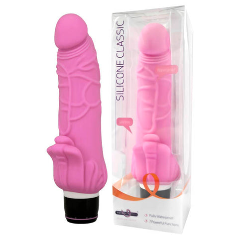Silicone Classic - Pink 19 cm (7.5'') Vibrator - Image 1