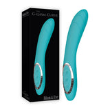 Adam & Eve The G-Gasm Curve - Aqua 21 cm (8.25'') USB Rechargeable Vibrator - Image 46