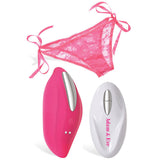 Adam & Eve Eve's Rechargeable Vibrating Panty With Remote - Pink Vibrating Panty with Remote Control - Image 145