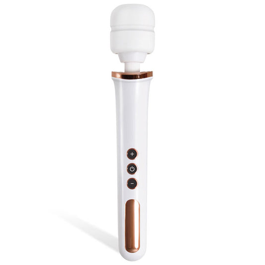 Adam & Eve Rechargeable Magic Massager - Rose Gold/White Massager Wand
