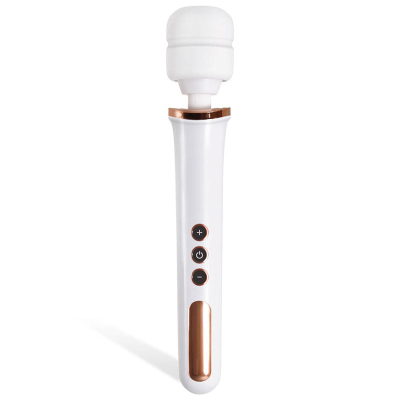 Adam & Eve Rechargeable Magic Massager - Rose Gold/White Massager Wand