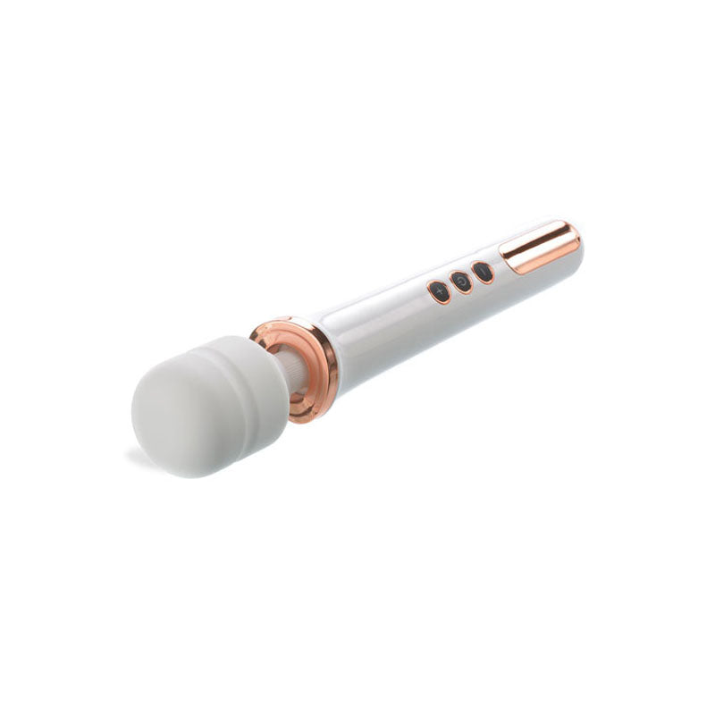 Adam & Eve Rechargeable Magic Massager - Rose Gold/White Massager Wand