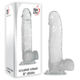 Adam & Eve Crystal Clear 8'' Dildo - Clear 20.3 cm (8'') Dong - Image 166