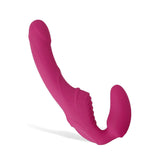 Adam & Eve Eve's Vibrating Strapless Strap-On - Pink 22 cm (8.75'') USB Rechargeable Strapless Strap-On - Image 108