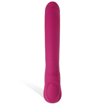 Adam & Eve Eve's Vibrating Strapless Strap-On - Pink 22 cm (8.75'') USB Rechargeable Strapless Strap-On