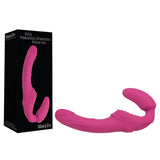 Adam & Eve Eve's Vibrating Strapless Strap-On - Pink 22 cm (8.75'') USB Rechargeable Strapless Strap-On - Image 57