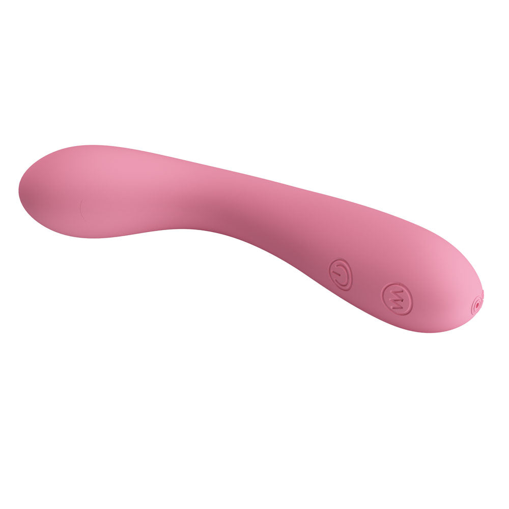 Party Up JOHN Flexible Vibe - Pink 16 cm USB Rechargeable Vibrator
