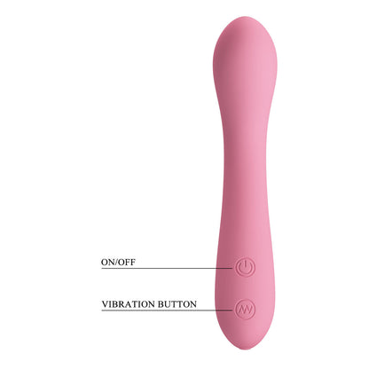 Party Up JOHN Flexible Vibe - Pink 16 cm USB Rechargeable Vibrator