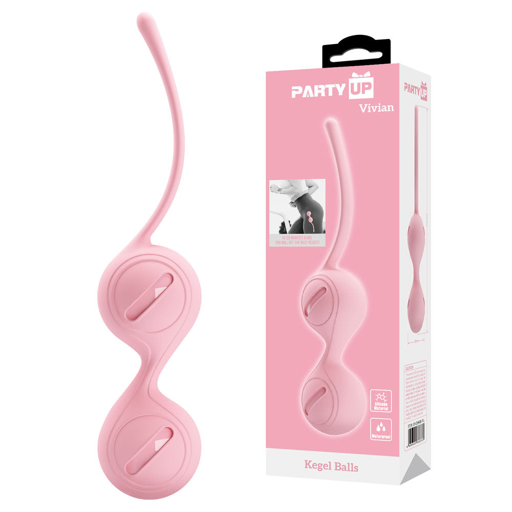 Party Up VIVIAN Kegel Balls - Pink Kegel Balls