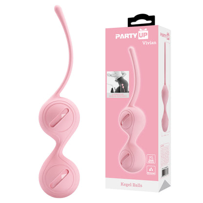 Party Up VIVIAN Kegel Balls - Pink Kegel Balls