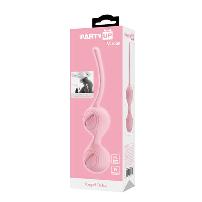 Party Up VIVIAN Kegel Balls - Pink Kegel Balls