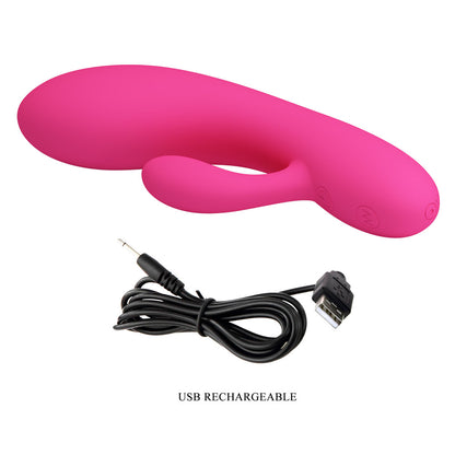 Party Up CLARE Flexible Vibe - Pink 16.9 cm Rabbit Vibrator