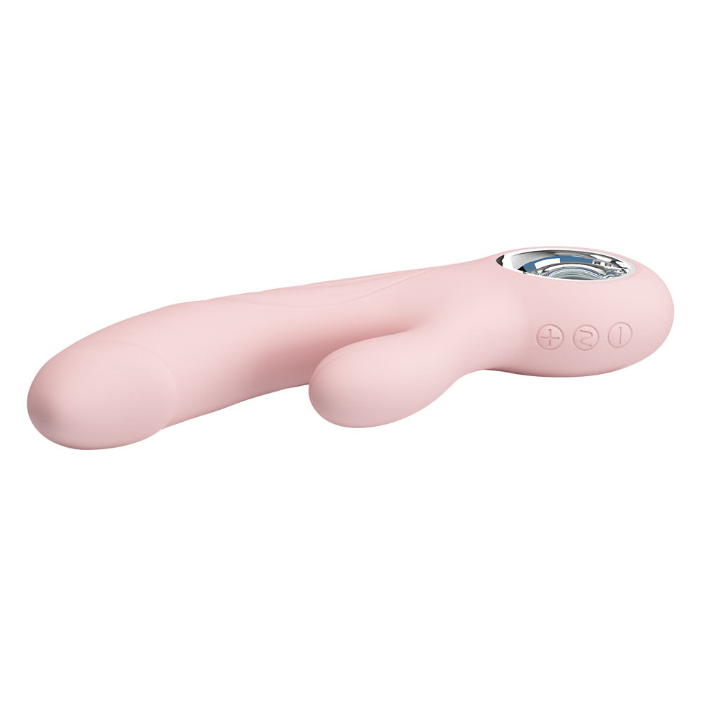 Party Up DAVE Rabbit Vibe - Pink 19 cm Rabbit Vibrator