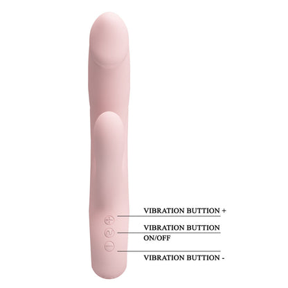 Party Up DAVE Rabbit Vibe - Pink 19 cm Rabbit Vibrator