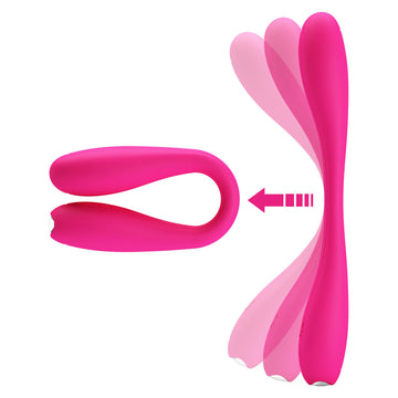 Party Up FRANK Bendable Vibe - Pink - Pink 17.1 cm Bendable Vibrator