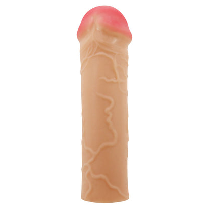 Party Up OSCAR 1 Inch Extender Sleeve - Flesh 1 Inch Penis Extender