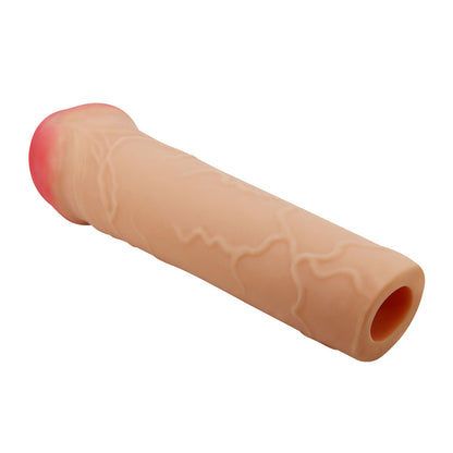 Party Up OSCAR 1 Inch Extender Sleeve - Flesh 1 Inch Penis Extender