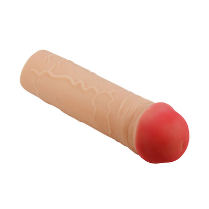 Party Up OSCAR 1 Inch Extender Sleeve - Flesh 1 Inch Penis Extender