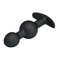 Party Up JAMES Anal Bead Plug - Black 10.4 cm Beaded Butt Plug