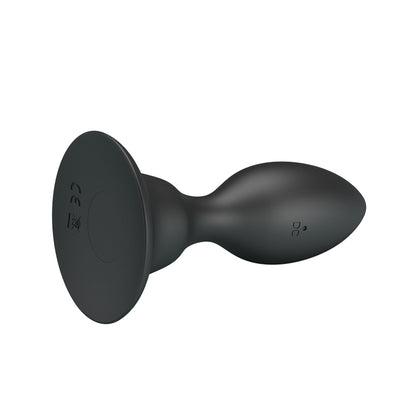 MR PLAY Vibrating Anal Plug - Black 10.8 cm Vibrating Butt Plug
