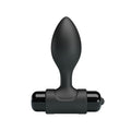 Party Up KEN Vibrating Butt Plug - Black 8.6 cm Vibrating Butt Plug