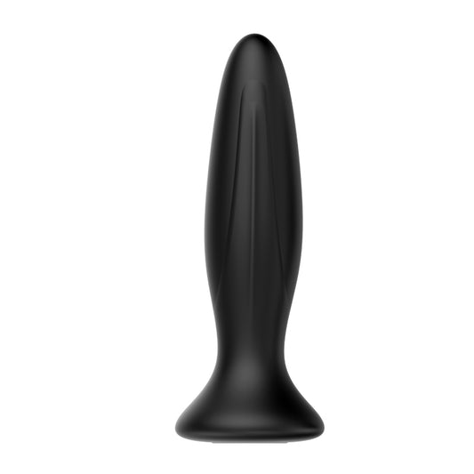 MR PLAY Vibrating Anal Plug - Black 12.8 cm Vibrating Butt Plug