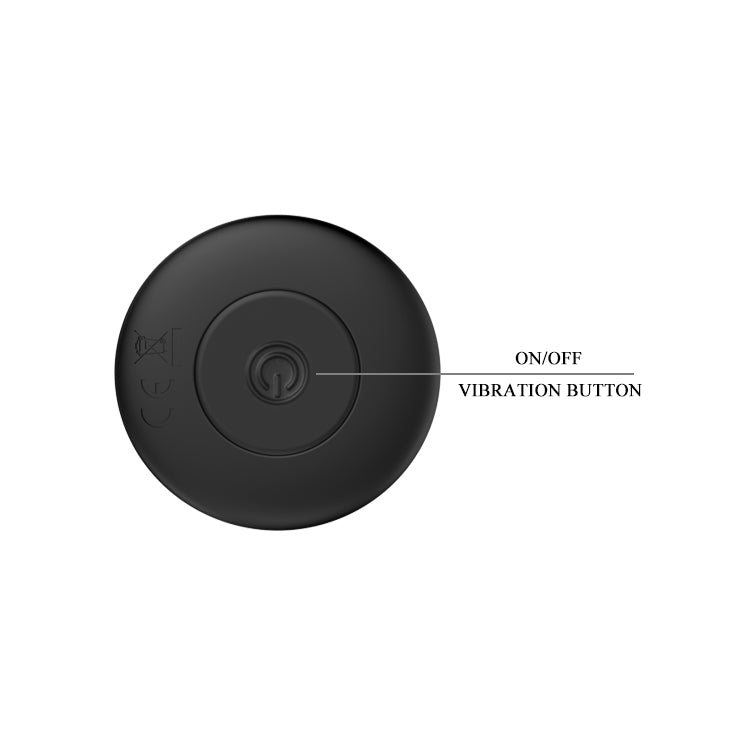 MR PLAY Vibrating Anal Plug - Black 12.8 cm Vibrating Butt Plug