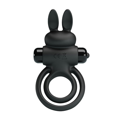 Party Up LAWRENCE Vibrating Cock Ring - Black Vibrating Cock & Balls