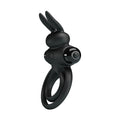 Party Up LAWRENCE Vibrating Cock Ring - Black Vibrating Cock & Balls Ring
