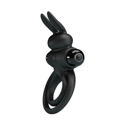 Party Up LAWRENCE Vibrating Cock Ring - Black Vibrating Cock & Balls