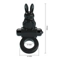 Party Up LEO Vibrating Cock Ring - Black Vibrating Cock Ring