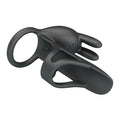 Party Up MARK Vibrating Penis Sleeve - Black USB Rechargeable Vibrating Cock Sleeve
